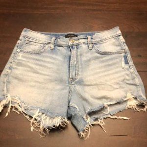 Silver jeans shorts